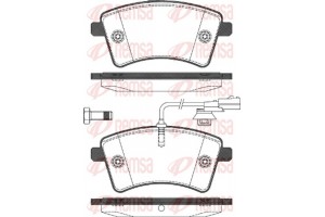 Remsa Σετ τακάκια, Δισκόφρενα - 1351.01