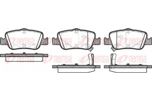 Remsa Σετ τακάκια, Δισκόφρενα - 1356.02