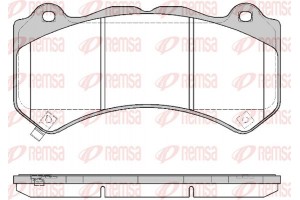 Remsa Σετ τακάκια, Δισκόφρενα - 1376.04
