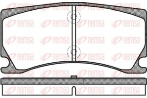 Remsa Σετ τακάκια, Δισκόφρενα - 1378.00