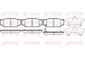 Remsa Σετ τακάκια, Δισκόφρενα - 1381.11