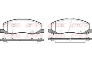 Remsa Σετ τακάκια, Δισκόφρενα - 1386.02
