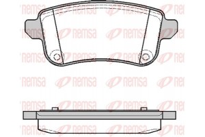Remsa Σετ τακάκια, Δισκόφρενα - 1387.10