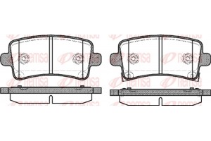 Remsa Σετ τακάκια, Δισκόφρενα - 1388.04