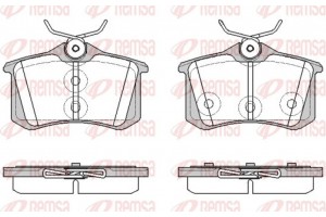 Remsa Σετ τακάκια, Δισκόφρενα - 1391.57