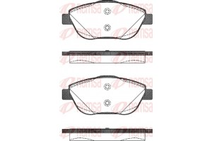 Remsa Σετ τακάκια, Δισκόφρενα - 1392.10