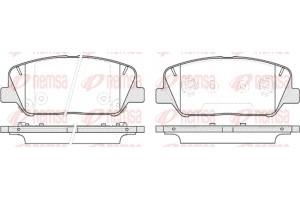 Remsa Σετ τακάκια, Δισκόφρενα - 1398.12