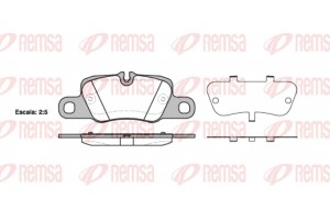 Remsa Σετ τακάκια, Δισκόφρενα - 1401.00