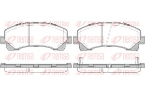 Remsa Σετ τακάκια, Δισκόφρενα - 1407.00