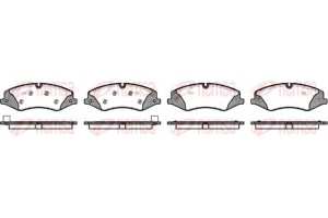 Remsa Σετ τακάκια, Δισκόφρενα - 1409.10