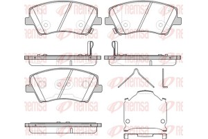 Remsa Σετ τακάκια, Δισκόφρενα - 1412.04
