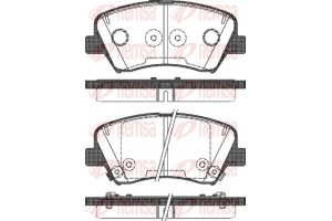 Remsa Σετ τακάκια, Δισκόφρενα - 1412.32