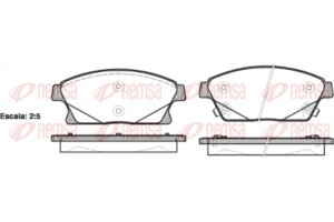 Remsa Σετ τακάκια, Δισκόφρενα - 1431.02
