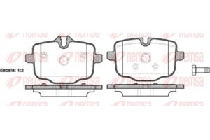Remsa Σετ τακάκια, Δισκόφρενα - 1433.00