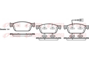 Remsa Σετ τακάκια, Δισκόφρενα - 1440.01