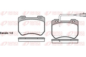 Remsa Σετ τακάκια, Δισκόφρενα - 1444.01