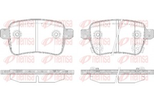 Remsa Σετ τακάκια, Δισκόφρενα - 1450.12