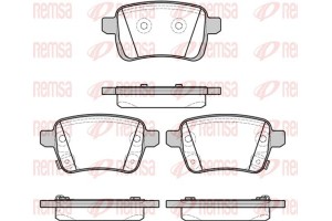 Remsa Σετ τακάκια, Δισκόφρενα - 1450.22
