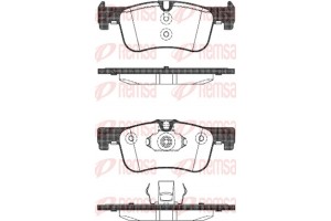 Remsa Σετ τακάκια, Δισκόφρενα - 1478.10