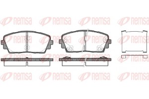 Remsa Σετ τακάκια, Δισκόφρενα - 1481.02