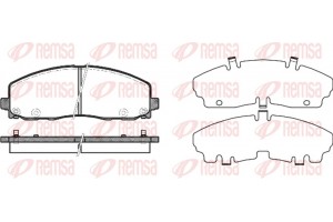 Remsa Σετ τακάκια, Δισκόφρενα - 1484.04