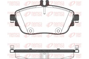 Remsa Σετ τακάκια, Δισκόφρενα - 1485.08