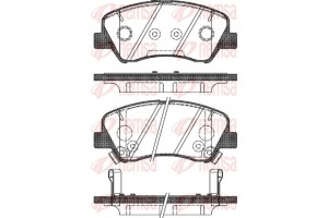 Remsa Σετ τακάκια, Δισκόφρενα - 1488.02
