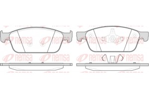 Remsa Σετ τακάκια, Δισκόφρενα - 1510.10