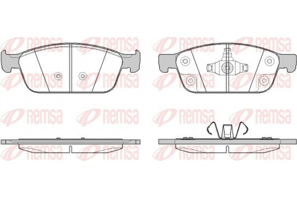 Remsa Σετ τακάκια, Δισκόφρενα - 1510.50