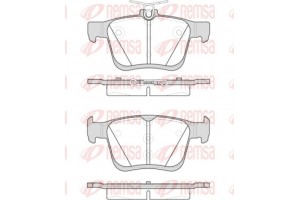 Remsa Σετ τακάκια, Δισκόφρενα - 1516.00