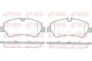 Remsa Σετ τακάκια, Δισκόφρενα - 1521.00