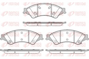 Remsa Σετ τακάκια, Δισκόφρενα - 1524.02