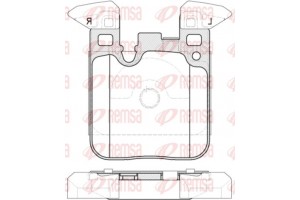 Remsa Σετ τακάκια, Δισκόφρενα - 1539.00