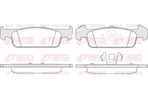 Remsa Σετ τακάκια, Δισκόφρενα - 1540.10