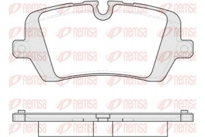 Remsa Σετ τακάκια, Δισκόφρενα - 1541.00