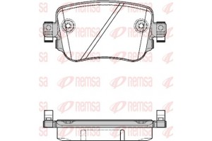 Remsa Σετ τακάκια, Δισκόφρενα - 1549.08