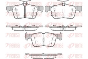 Remsa Σετ τακάκια, Δισκόφρενα - 1551.12