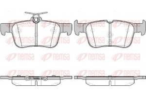 Remsa Σετ τακάκια, Δισκόφρενα - 1551.42