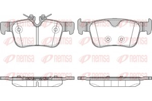 Remsa Σετ τακάκια, Δισκόφρενα - 1551.10