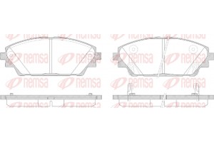 Remsa Σετ τακάκια, Δισκόφρενα - 1569.02