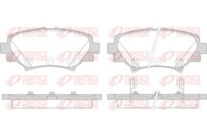 Remsa Σετ τακάκια, Δισκόφρενα - 1570.02