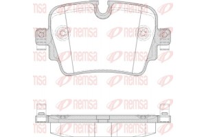 Remsa Σετ τακάκια, Δισκόφρενα - 1572.00