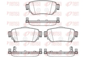 Remsa Σετ τακάκια, Δισκόφρενα - 1582.02