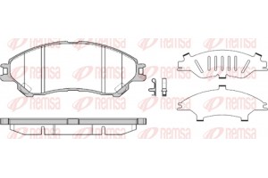Remsa Σετ τακάκια, Δισκόφρενα - 1589.02