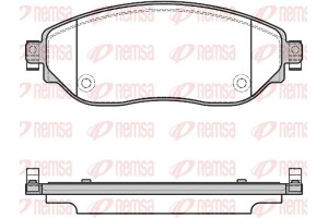 Remsa Σετ τακάκια, Δισκόφρενα - 1617.08