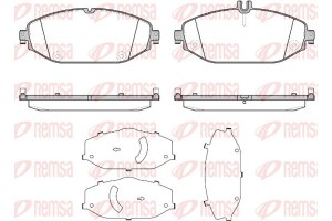 Remsa Σετ τακάκια, Δισκόφρενα - 1618.00