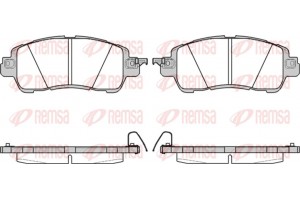 Remsa Σετ τακάκια, Δισκόφρενα - 1656.04
