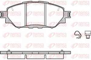 Remsa Σετ τακάκια, Δισκόφρενα - 1671.04
