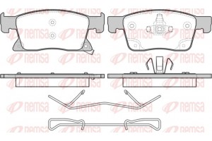 Remsa Σετ τακάκια, Δισκόφρενα - 1679.02
