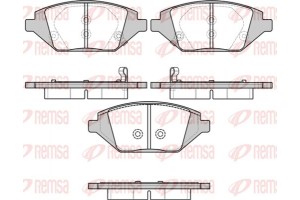 Remsa Σετ τακάκια, Δισκόφρενα - 1686.02
